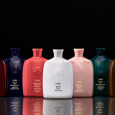 Oribe shampoo hair care.